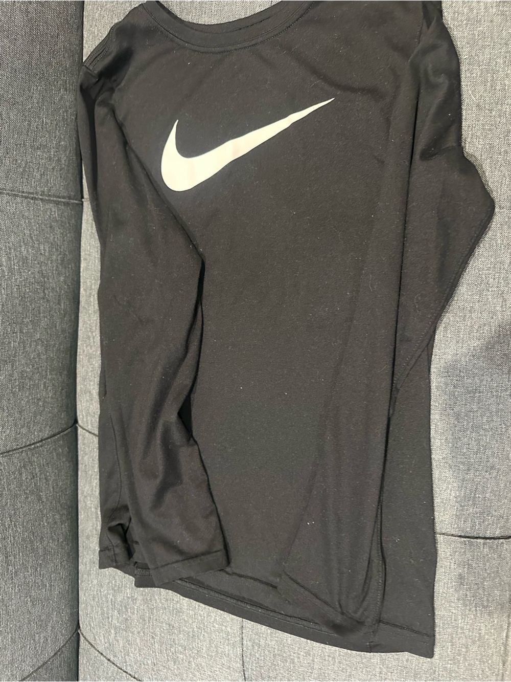 Nike Black Leggings with White Swoosh
